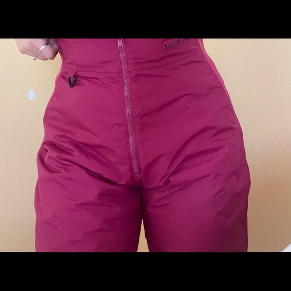 Gently used Columbia snow overalls. Super cute and warm. Size M - Picture 2 of 3